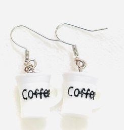Kitschy Coffee Cup Earrings