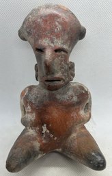 RARE Circa 200 A.D. SAN SEBASTIAN STYLE NAYARIT SEATED EFFIGY FIGURE- Original Polychrome Paint