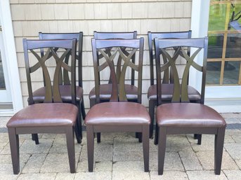 Set Of Wood Dining Room Chairs