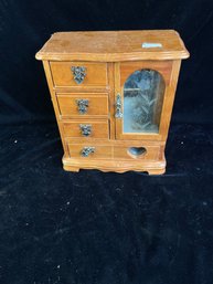 Jewelry Box With Glass Door