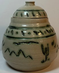 Ceramic Handmade Cactus Jar