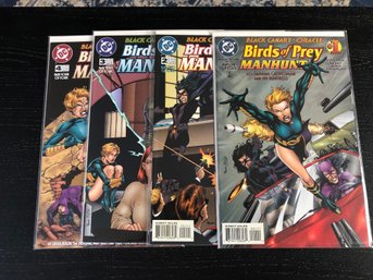 Black Canary Oracle Birds Of Prey - Manhunt- Complete, 4 Of 4.   Lot 25
