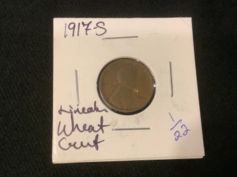 1917 S Lincoln Wheat Cent 39