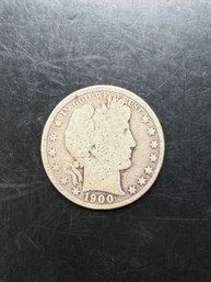 1900 Barber Silver Half Dollar