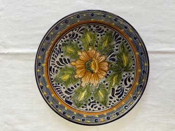 Talavera Plate From Mexico