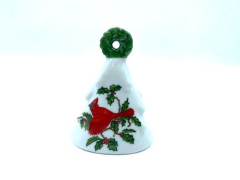 Vintage Christmas Cardinal Bell