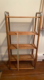 Wood Shelving Looks Like Pipes 24x48x13 Cool Style Practical And Sturdy