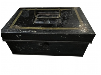 Antique Bankers Cash Box