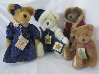 Mixed Lot Of 4 Collectible Boyd's Bears