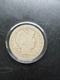 1902 Barber Silver Half Dollar