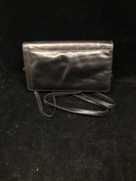 Black Wallet Purse Crossbody Bag