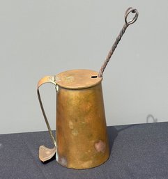 Copper Fire Starter Pot