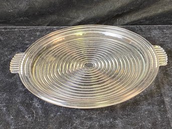 Anchor Hocking Glass Serving Dish Plate