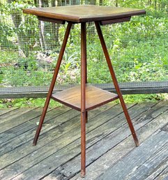 A Victorian Oak Occasional Table Or Plant Stand