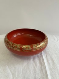 Vintage Lacquered Japanese Bowl