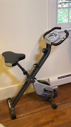 Bike Trainer Folding 46x18x26 Compact Portable Works Great