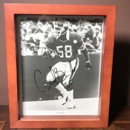 Very Nice GENUINE CARL BANKS Autographed 8' X 10' Photo - Great Condition - Very Nice Signed Photo ! - WOW !