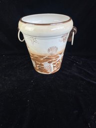 Sea Shell Pottery Planter