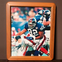 Really Awesome Autographed MICHAEL STRAHAN #92 - New York Giants - Very Nice Signed Photo - NICE PIECE !