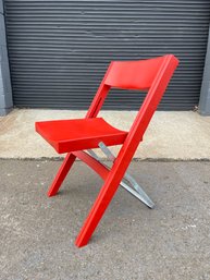 Vintage IKEA Sennik Folding Chair By Niels Gammelgaard