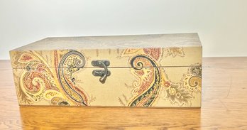 Decorative Wooden Box With Clasp