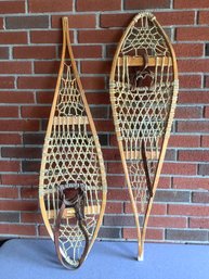 Vintage The Maine Snow Shoe Wooden Snow Shoes