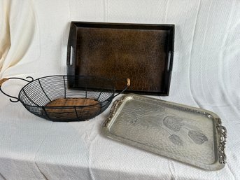 Wire Basket And Trays