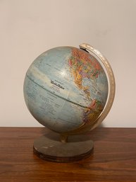 Vintage Reploge Terrestrial World Globe