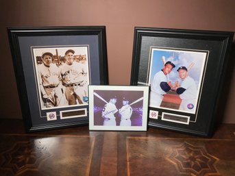 Three Piece Set - Two Are COOPERSTOWN COLLECTION - Mickey Mantle / Roger Maris & Babe Ruth Lou Gehrig - NICE !