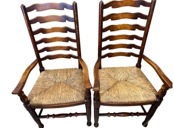 Pair Of Ladder Back Chairs