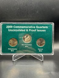 2009 Commemorative Quarters Uncirculated And Proof Issues