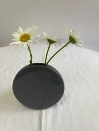 Vintage Round MCM Wall  Vase By Chive