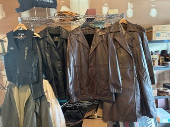 Group Of Leather Jackets