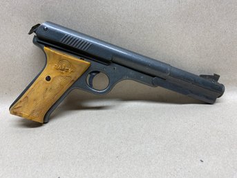 Vintage Daisy BB Target Pistol No.177 Target Special Slide Action. USA. Works Great. Grips Need TLC.