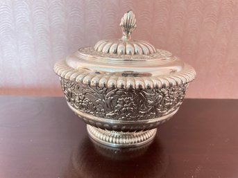 F.B. Rogers Silver Co Silverplate Candy Dish With Lid