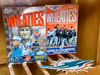 Two Collectible Wheaties Boxes And More
