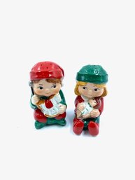 Vintage Elf Salt & Pepper Shakers