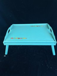 Blue Floral TV Tray