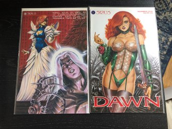 Dawn Comic Numbers 1 And 2.  Lot 31