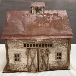 Decorative Wooden Barn Made From Reclaimed Wood Metal Roof