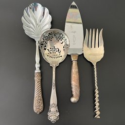 A Varied Assortment Of Sterling Silver Serving Pieces