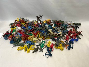 Massive Pile Of Vintage Plastic Figures