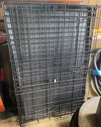 Large Dog Crate And Portable Fence