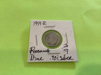 1954 P Roosevelt Dime 90 Silver 46