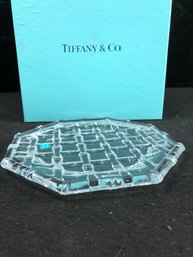 Tiffany And Co. Glass Dish