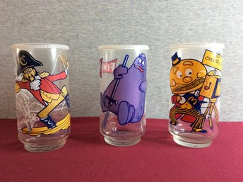 Vintage Glass Mcdonalds Cups