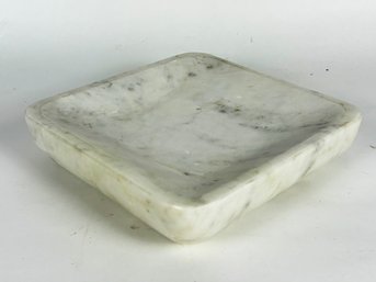 A Vintage Modern Marble Platter