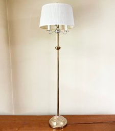 A Brass Standing Lamp