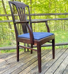 A Vintage Mahogany Arm Chair