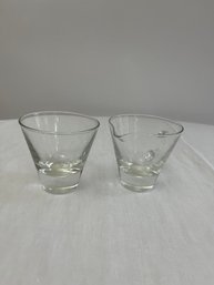 Vintage MCM Glass Sugar & Creamer